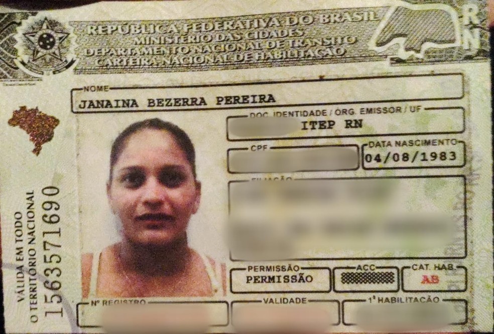 Janaina Bezerra Pereira foi morta pelo companheiro dentro de casa na Zona Oeste de Natal &mdash; Foto: Cedida