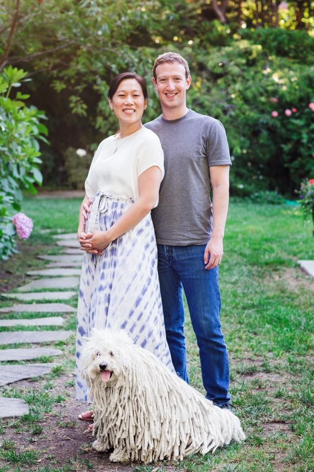 Mark Zuckerberg e sua mulher Priscilla (Foto: Reprodução/Facebook)