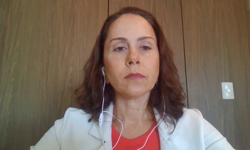 Promotora Juliana Nol&ecirc;to, da 47&ordf; Promotoria de Justi&ccedil;a do Piau&iacute;, que responde pela acusa&ccedil;&atilde;o do estudante. &mdash; Foto: Reprodu&ccedil;&atilde;o 