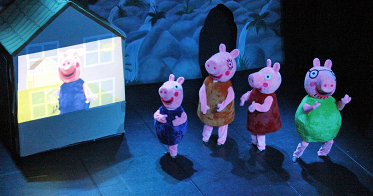 Rei Leão, Peppa Pig,Turma do Madagascar no teatro em BH