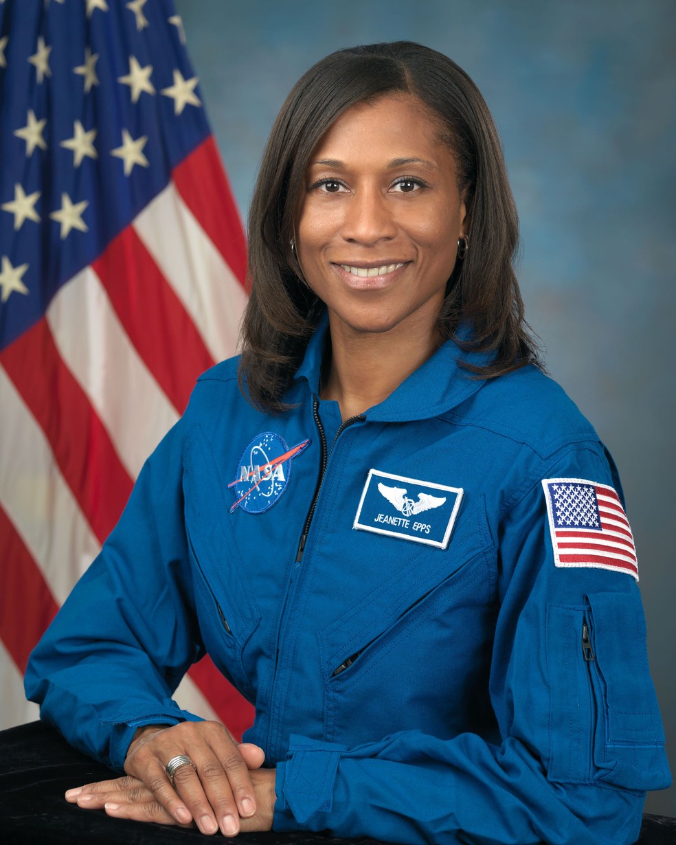 Foto da Nasa de 2009 mostra a astronauta Jeanette Epps  (Foto: Handout / NASA / AFP)