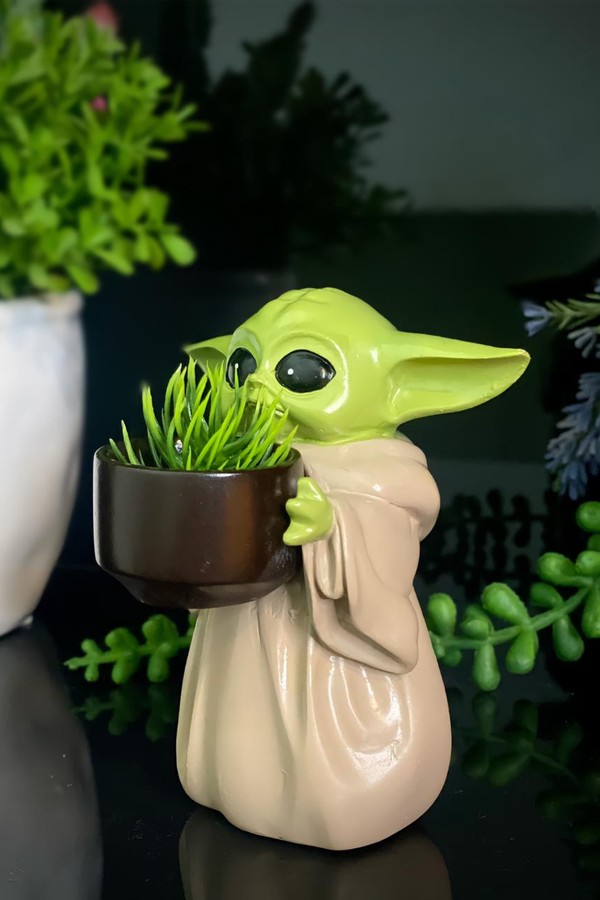 Cachepot de Baby Yoda da ToyShow (Foto: Divulgação)