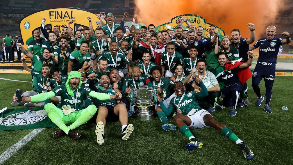 Palmeiras campeão da Copa do Brasil 2020 — Foto: Cesar Greco / Ag. Palmeiras