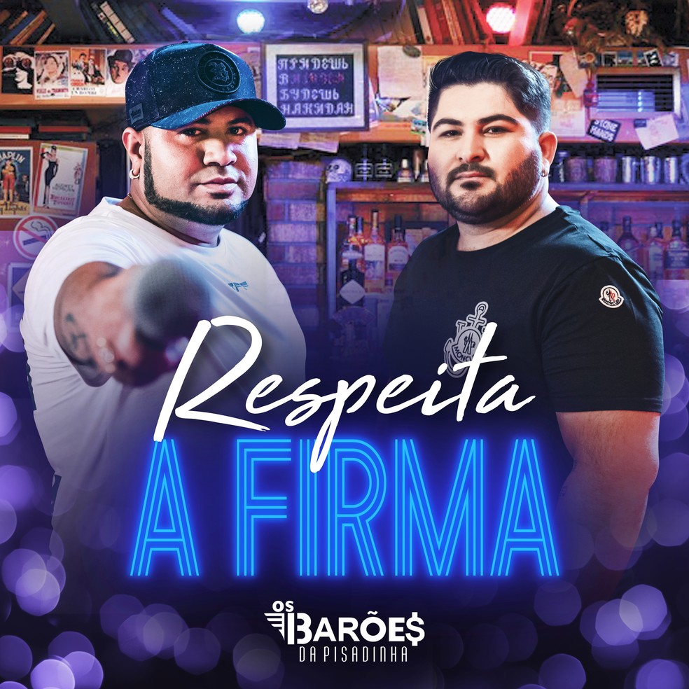 Capa do EP 'Respeita a firma', da dupla Os Barões da Pisadinha — Foto: Divulgação