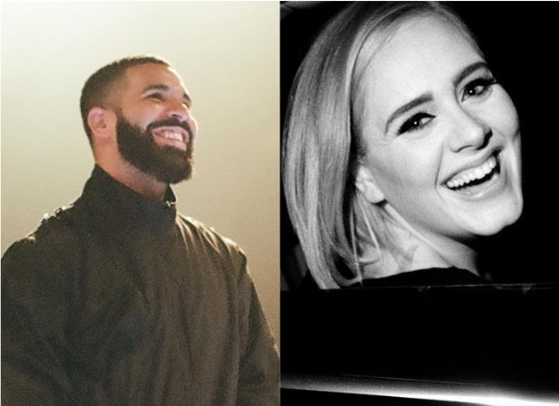 Drake e Adele (Foto: Instagram/Reprodução)