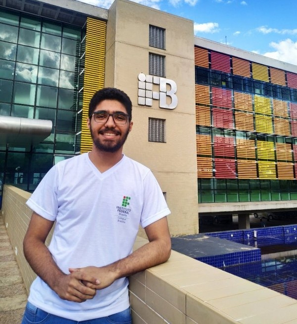Wanghley Soares, de 17 anos, foi um dos três brasileiros selecionados para estudar em programa de engenharia aeroespacial nos Estados Unidos — Foto: IFB/Divulgação