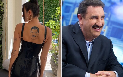 Dua Lipa mostra 'tatuagem nova' e web compara com apresentador Ratinho