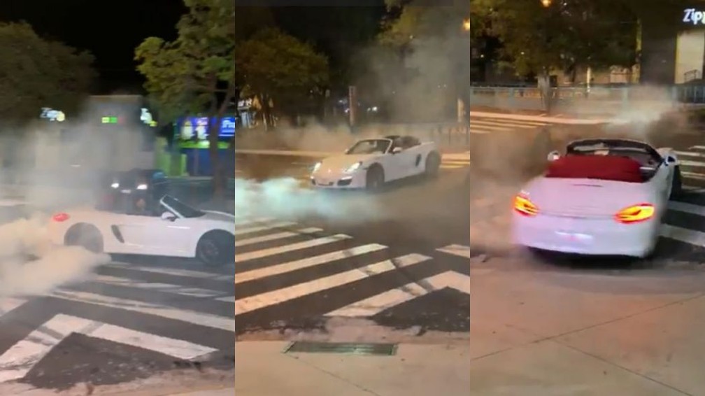 Motorista de Porsche que deu 'cavalo de pau' em avenida pode responder por  três infrações de trânsito | Sorocaba e Jundiaí | G1