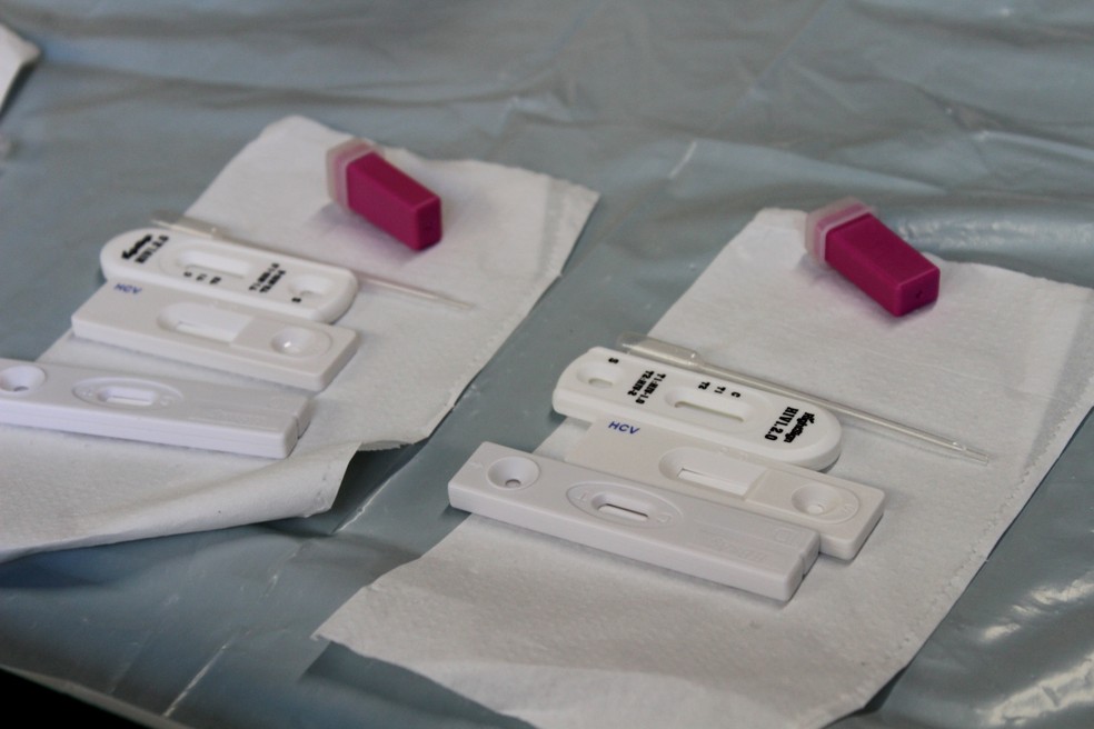 Teste rÃ¡pido HIV: Anvisa suspende distribuiÃ§Ã£o de kits de autoteste â€” Foto: Caroline Aleixo/G1