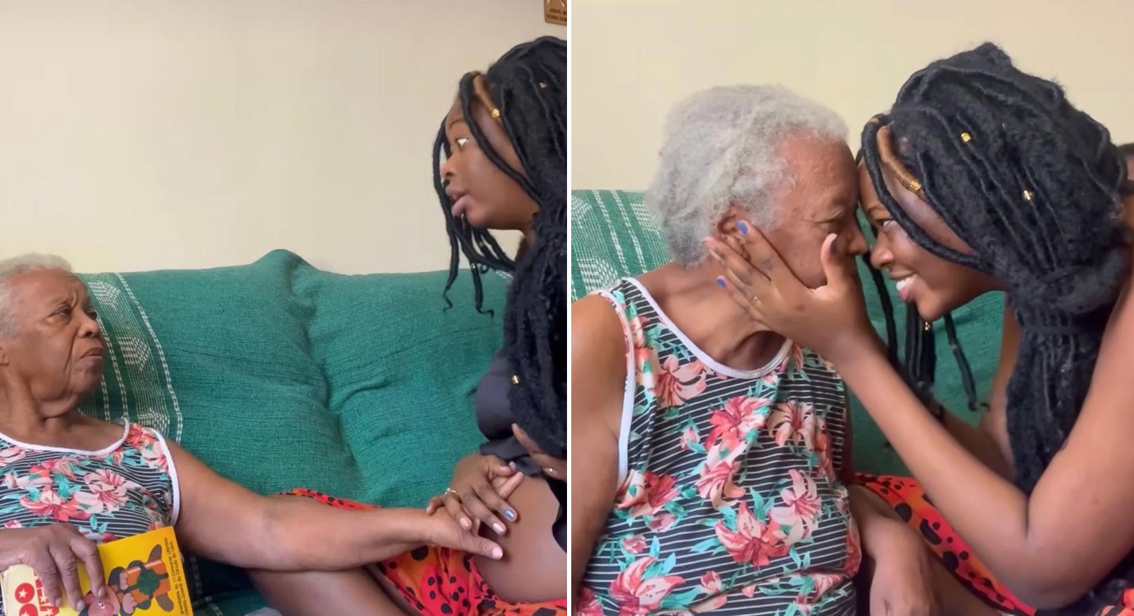 Noemia Oliveira e a avó, Bia (Foto: Reprodução/Instagram)