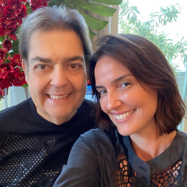 Luciana Cardoso e Fausto Silva (Foto: reprodução/Instagram)