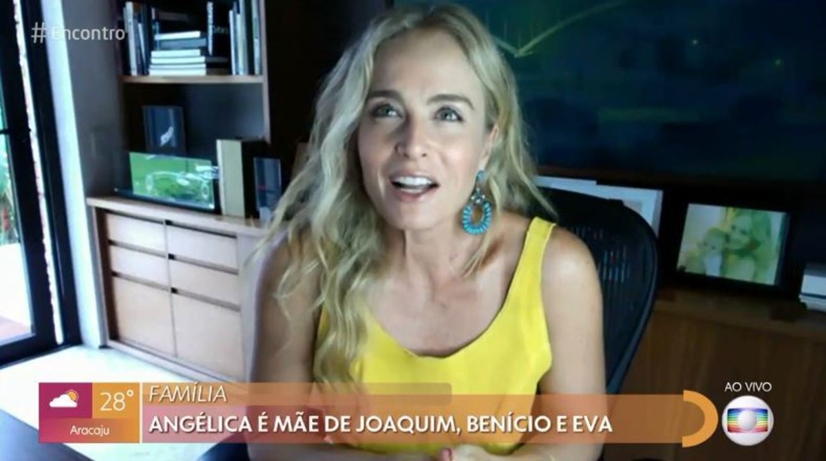 Angélica diz que às vezes as crianças são ‘esquisitas’ e diz: ‘Fico estressada porque elas brigam’ |  Encontro com Fatima Bernardes