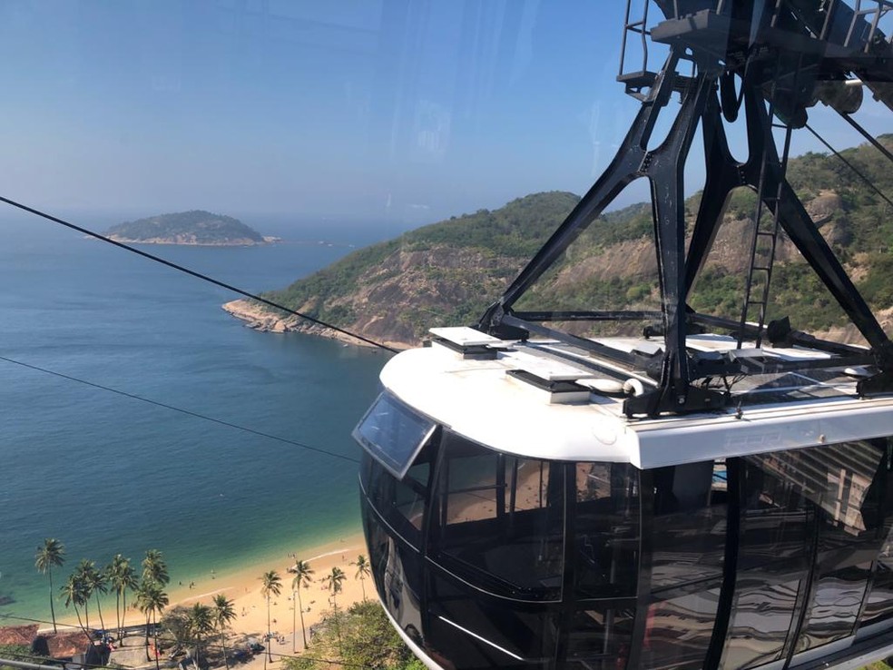 Bondinho do Pão de Açúcar — Foto: Cristina Boeckel/G1 Rio