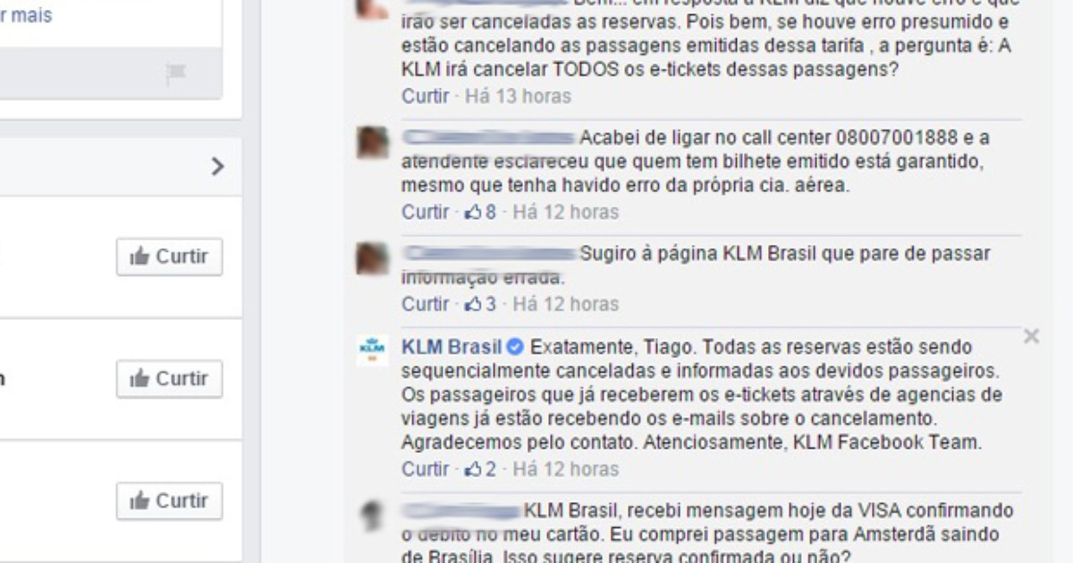 G1 - Após erro, passageiros da KLM têm passagens confirmadas e