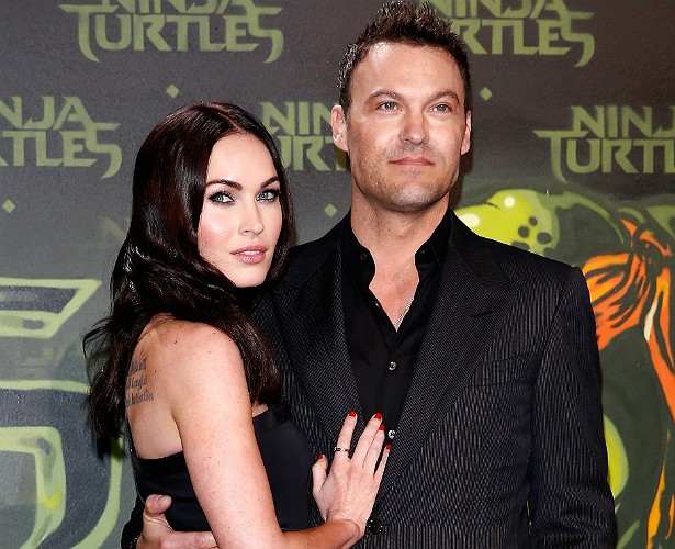 13 YEARS - Actress Megan Fox was born on May 16, 1986, and actor Brian Austin Green, with whom she has been married since 2010, had arrived in the world on July 15, 1973. (Photo: Getty Images)