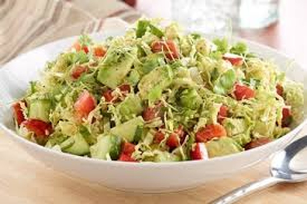Salada De Repolho Com Abacate