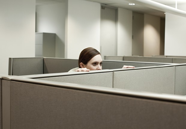 mulher, medo, empresa, baia, empresária, escritório (Foto: Getty Images)