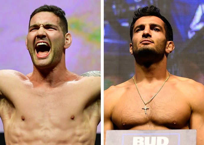 Chris-Weidman-x-Gegard-Mousasi (Foto: infoesporte)