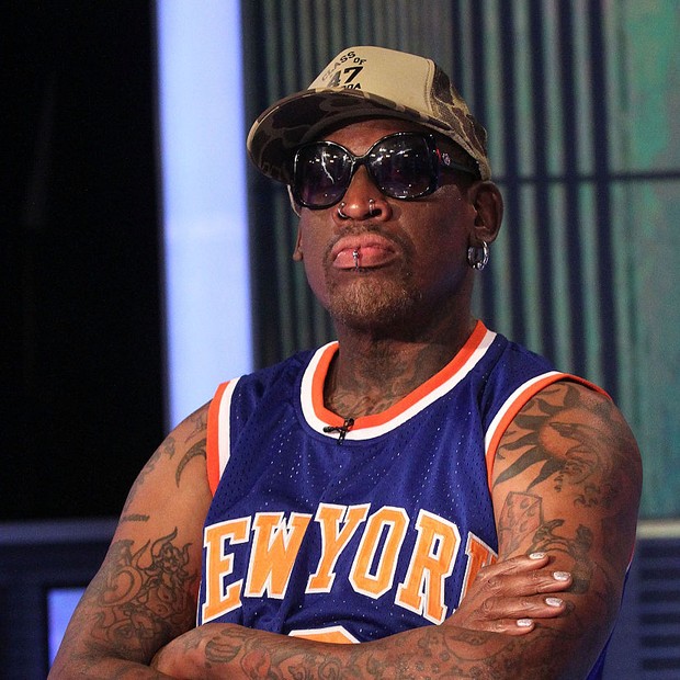 NEW YORK, NY - DECEMBER 09: Dennis Rodman Visits The FOX Business Network at FOX Studios on December 9, 2014 in New York City.  (Foto: Laura Cavanaugh/Getty Images)