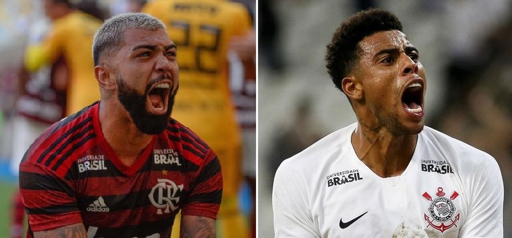 Quem vai gritar "gol" nesta terça-feira no Maracanã? Gabigol ou Gustagol? — Foto: GloboEsporte.com