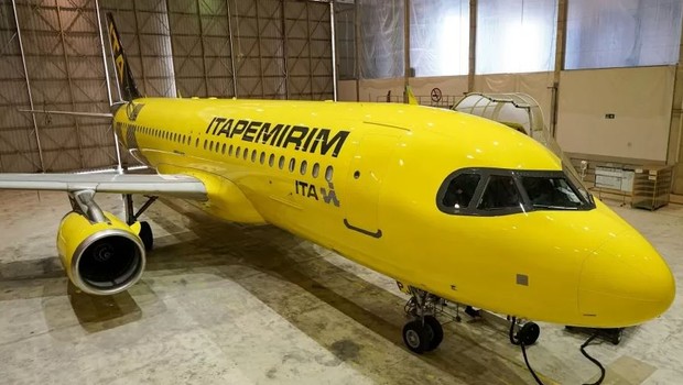 Avião da Itapemirim (Foto: Divulgação)