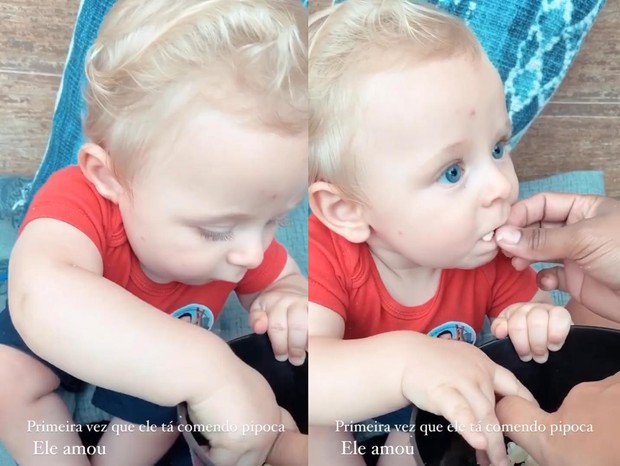 Bento, filho de Thammy e Andressa Miranda (Foto: Reprodução/Instagram)
