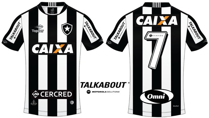 Botafogo camisa motorola (Foto: Reprodução / Twitter)