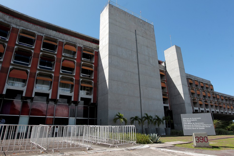 Governadoria, sede do governo da Bahia no Centro Administrativo do Estado, onde foi realizada a reunião — Foto: Morgana Sampaio/GOVBA