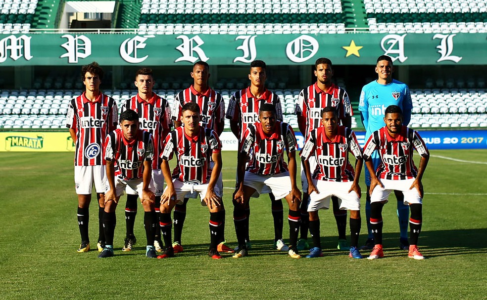 Time sub-20 do São Paulo enfrenta o Coritiba pela semifinal do Brasileiro (Foto: Heuler Andrey/DiaEsportivo/saopaulofc.net)