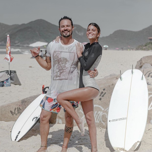 Paulo Vilhena e a namorada, Maria Luiza Silveira (Foto: Reprodução/Instagram)
