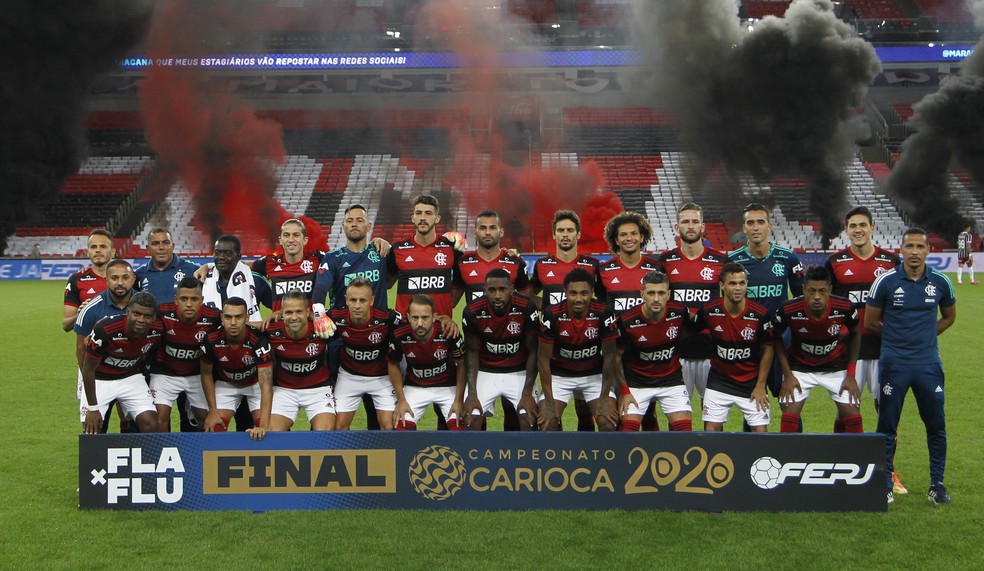 Flamengo: campeão carioca de 2020 — Foto: André Durão