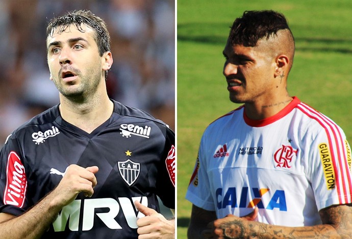 Os gringos goleadores: Guerrero e Pratto dão brilho a Galo x Flamengo