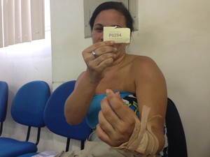 Aline Menezes já enfrentou uma perícia e aguarda a segunda (Foto: Natália Souza/G1)