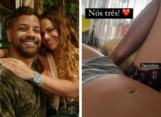 Viviane Araújo e Guilherme Militão serão pais pela primeira vez (Foto: Reprodução/Instagram)