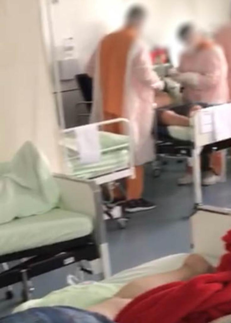Atendimento de pacientes na UPA de Chapecó — Foto: Reprodução/MPF