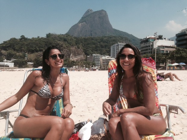 Cariocas aproveitam o último dia de Verão nas praias do Rio (Foto: Guilherme Brito/G1)