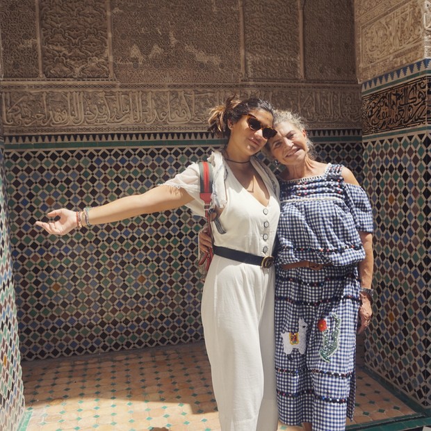 Giulia Costa na Medina de Fez (Foto: Reprodução/Instagram)
