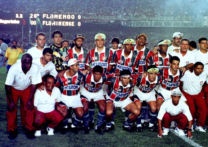 Fluminense 1995 (Foto: Raimundo Valentim/ Agência Estado)