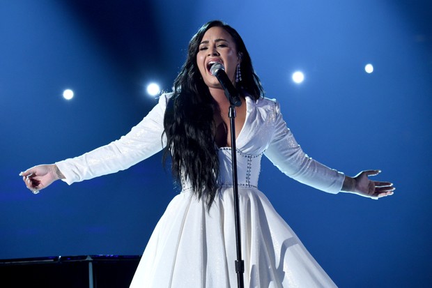 Demi Lovato no Grammy 2020 (Foto: Getty Images)