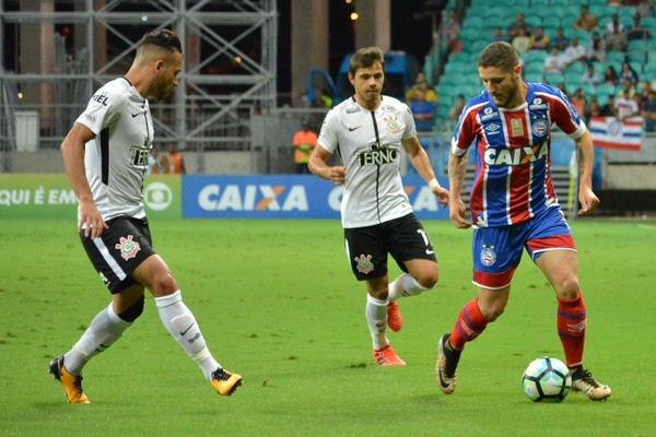 Mendoza por Zé Rafael? Presidente do Corinthians se anima por troca com Bahia