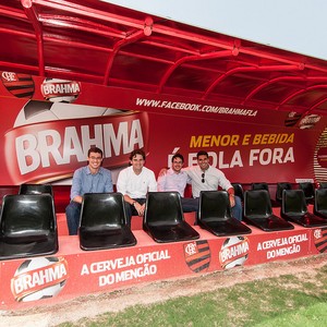 A Brahma financia a construção de um centro de treinamento para o Flamengo (Foto: Divulgação)