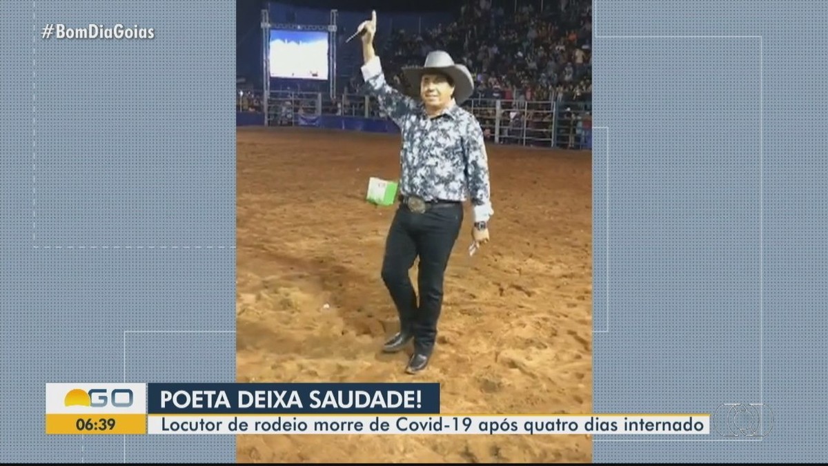 Locutor de rodeio Ivan Diniz morre de Covid-19 em Rio Verde | Goiás | G1
