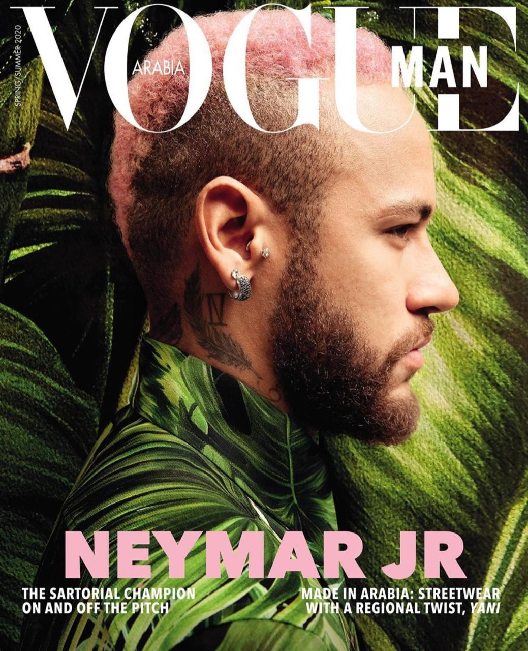 Neymar estrela capa da Vogue Man Arabia (Foto: Reprodução/ Instagram )