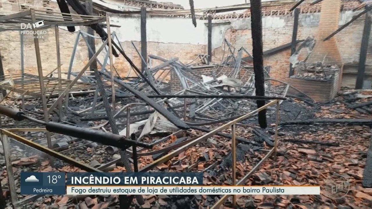 Incêndio Atinge Loja E Residência Em Piracicaba Imóveis São Interditados Piracicaba E Região G1 0513