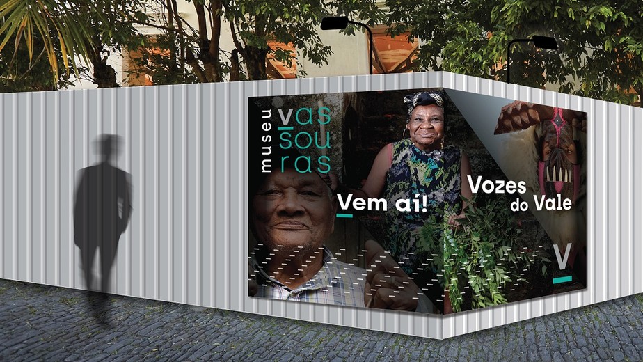Imagem mostra como será a exposição 'Vozes do Vale', a mostra de estreia do Museu Vassouras, na cidade do Sul Fluminense