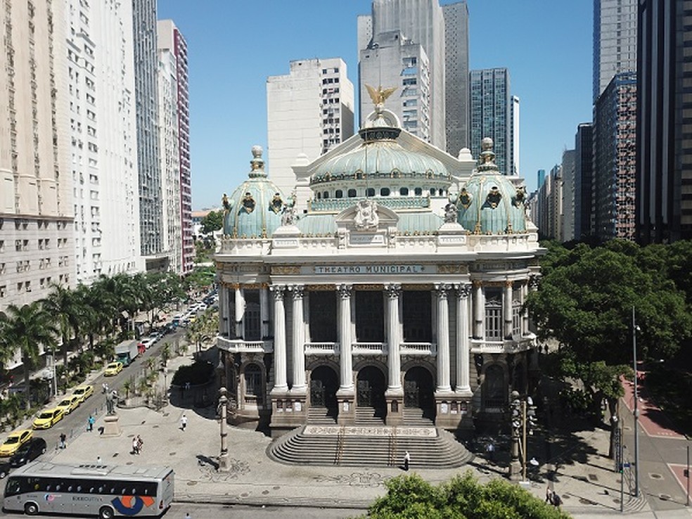Theatro Municipal, uma joia do estilo eclÃ©tico â€” Foto: Michel Filho / Prefeitura do Rio
