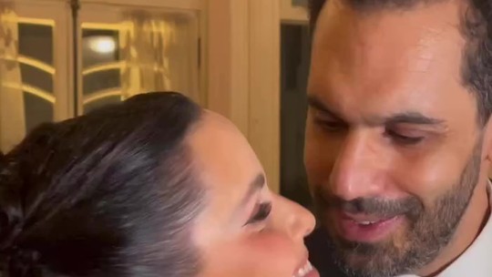 Débora Falabella compartilha vídeo do casamento com diretor Fernando Fraiha 