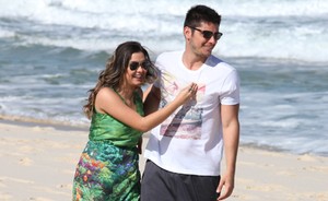 André e Bárbara vivem melhores momentos juntos e planejam o futuro (Pedro Curi/TV Globo)