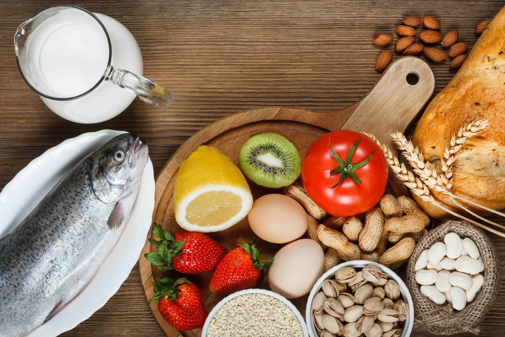 Peixe, leite, ovo, amendoim são alguns ingredientes campeões em alergia  — Foto: Shutterstock