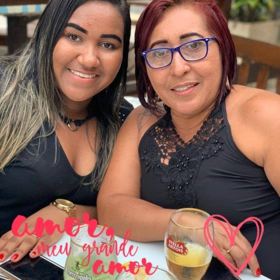 Milena e a mãe, Maria Célia, estão em estado grave — Foto: Reprodução redes sociais